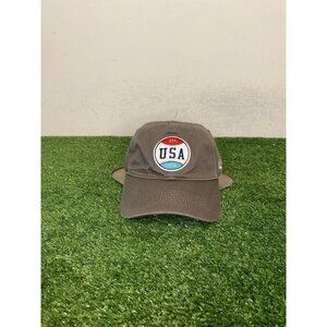 USA Baseball hat cap strap back gray baseballism dad baseball mens unisex